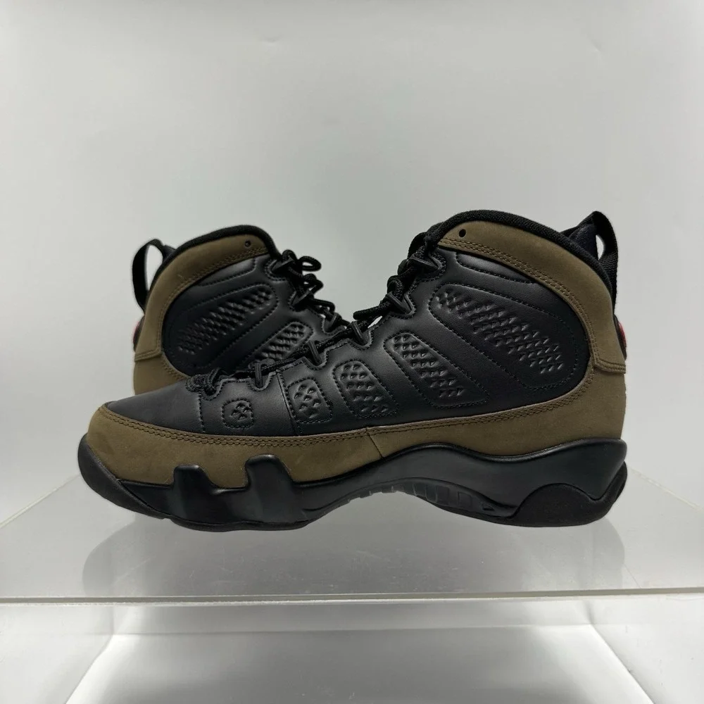 Brand New Nike Air Jordan 9 Retro GS Black Olive HV4574-030 Size 6.5Y Youth